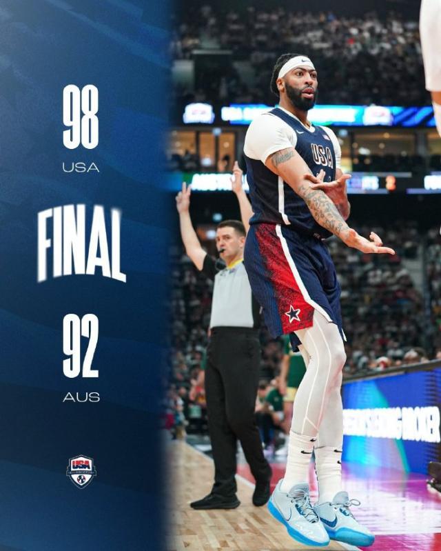 击败袋鼠仍有隐忧！美国男篮内线被爆狂丢68分